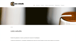 Desktop Screenshot of cuboestudio.com